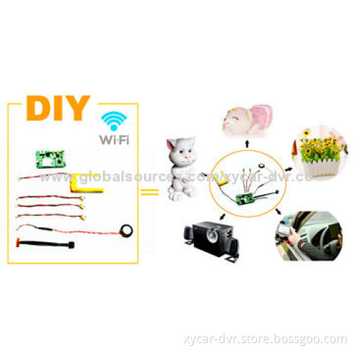 Wireless DIY Camera, High-resolution Lens, supports two-way voice call